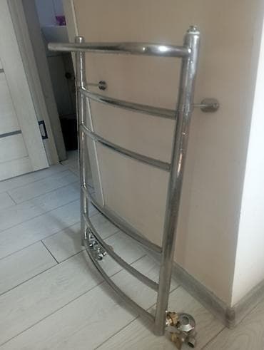 полотенца: Полотенцесушитель водяной из нержавеющей стали размер ширина 50см — 3