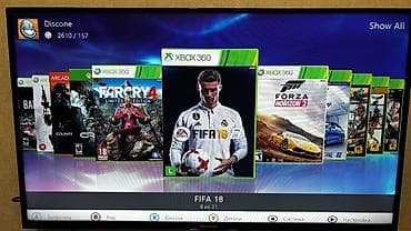 game controller: Игровая приставка Xbox 360 S (Slim) черного цвета. Прошитый. Стоит — 9