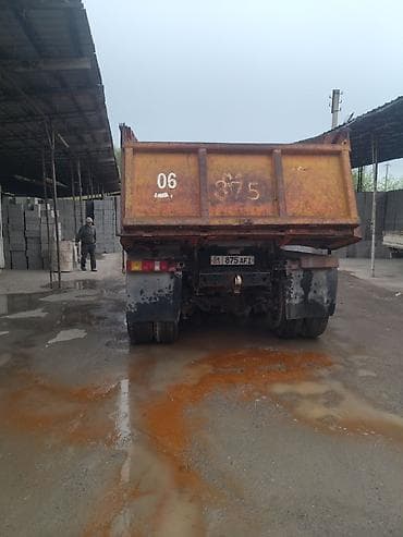 газона косылка: КАМАЗ самосвал, 6x4, оранжевый - Кузов-самосвал с задней разгрузкой — 7