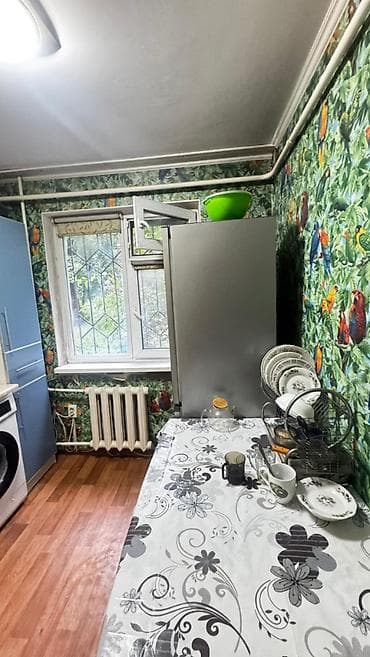 1 комнатная квартира 6 мкр: 2 комнаты, 43 м², 104 серия, 1 этаж, Косметический ремонт — 8