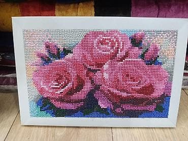 букет 101 роза: Цена договорная Картины “алмазной мозаикой” — 4