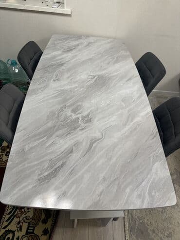 Шкафы: Стул для кухни, Б/у, Другой материал, цвет - Серый — 4