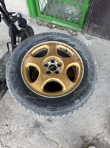 daewoo lanos: Колеса в сборе R 15, Зима, Б/у, Комплект, Легковые, Литые, отверстий - 5 — 1