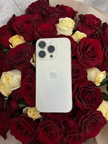IPhone 14 Pro, Б/у, 128 ГБ, Matte Gold, Защитное стекло, Зарядное устройство, Чехол, 93 %