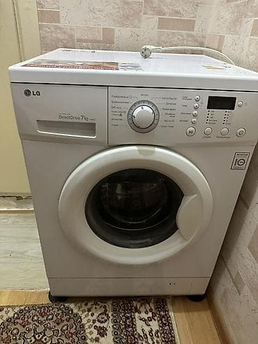 Жылытуу приборлору: Стиральная машина LG с фронтальной загрузкой, Direct Drive, загрузка — 1