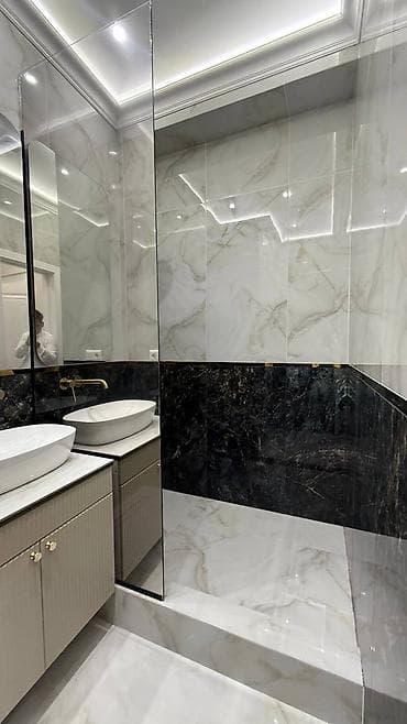 Недвижимость: 2 комнаты, 80 м², Асанбай мкр Элитка, 13 этаж, Евроремонт — 7