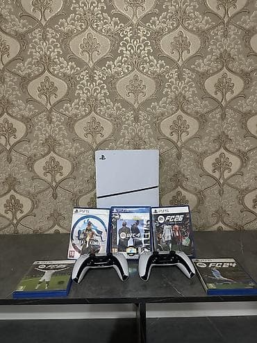 usb to lan: PlayStation 5 (версия с дисководом) + 2 геймпада DualSense — 1