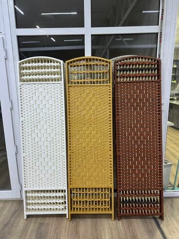 7 микра район: Ширма Ширма плетенка 180 длина 50 ширина одной секции в ширме 4 — 1