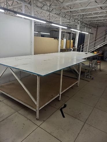 ссср метал: Закройный стол, Б/у, цвет - Белый — 4