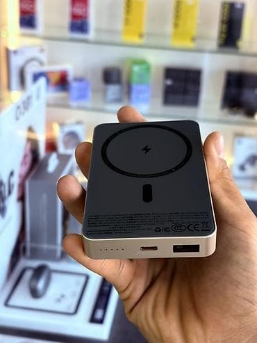 на аккумуляторе: Внешний аккумулятор WiWU с поддержкой MagSafe - Емкость: 10000 мА·ч — 2