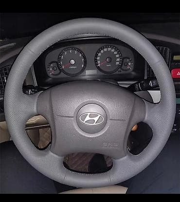 carplay android: Оплётка на руль Hyundai (серый перфорированный материал) – комплект — 1