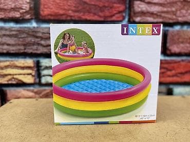 Спорт жана хобби: Надувные и каркасные бассейны Intex и Bestway — наборы разных размеров — 5