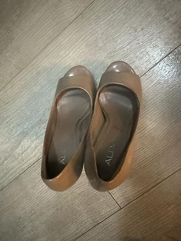 босоножки aldo: Туфли, 36.5, Aldo, Б/у, цвет - Бежевый, Самовывоз — 2