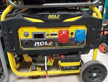 Бензогенератор ROLF (Germany Technology) на колёсной раме - Панель