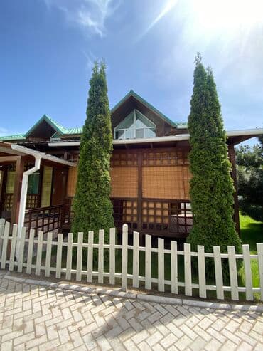 дом с бассейном: Коттедж, ЦО Royal beach, Чок-Тал, Детская площадка, Парковка, стоянка, Охраняемая территория — 1