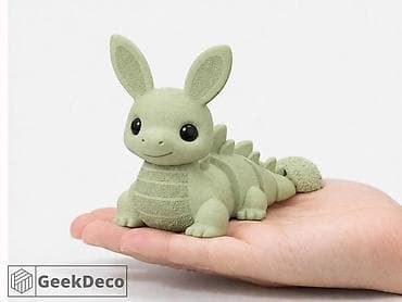 орбизовые пистолеты: Фигурка Easter Bunny Dragon от GeekDeco — очаровательный гибрид — 3