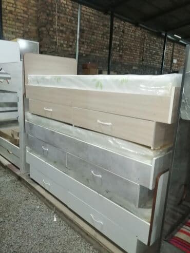 трех ярусный кровать: Детская односпальная кровать, Новый, Для девочки, Для мальчика, С бортиком, ДСП, Платная доставка — 7