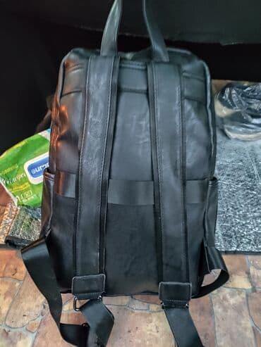 Прокат одежды: Рюкзак, Материал: Натуральная кожа, Мужские, Б/у — 3