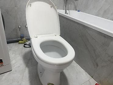 стойка для ванночки: Унитаз с бачком. - Напольная модель, классическая чаша овальной — 3