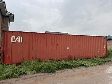 контейнер 45 тонн: Контейнер морской 45G1, фирма CAI, цельнометаллический, цвет красный — 2