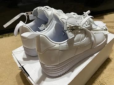 tech flece: Кроссовки Nike Air Force 1 с асимметричной молнией - Модель: низкие — 3