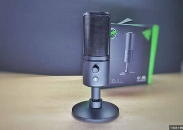 той калонка: Микрофон Razer Seiren X черный Микрофон Razer Seiren X, относящийся к — 1