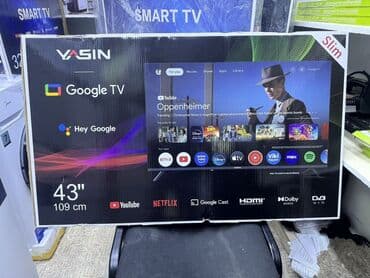 Телевизор YASIN 43" (109 см) Slim с Google TV - Платформа: Google TV