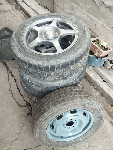 185 60 14 шины: Колеса в сборе 185 / 60 / R 14, Всесезонная, Б/у, Комплект, Легковые, Литые, отверстий - 4 — 4