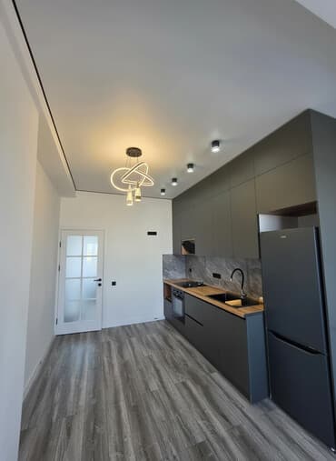 авангард стильбишкек1 комнатная кв продажа квартир: Стильная кухня-гостиная и освещение для квартиры в современном — 1
