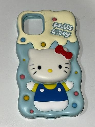 Силиконовый б/у чехол для Iphone 11 с объёмным 3D-дизайном Hello — 2