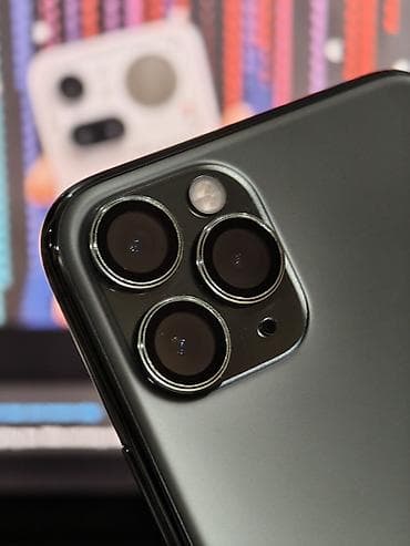 iphone xc max: IPhone 11 Pro, Б/у, 512 ГБ, Matte Midnight Green, 95 % — 7