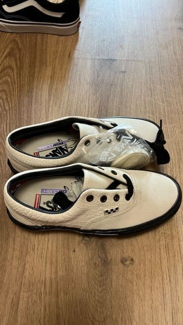 кросовки роликовые: Мужские кроссовки, 37, Vans, Новый, цвет - Белый, Платная доставка, Самовывоз — 7