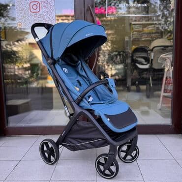 купить коляску прогулочную бу: Коляска, цвет - Голубой, Новый — 1