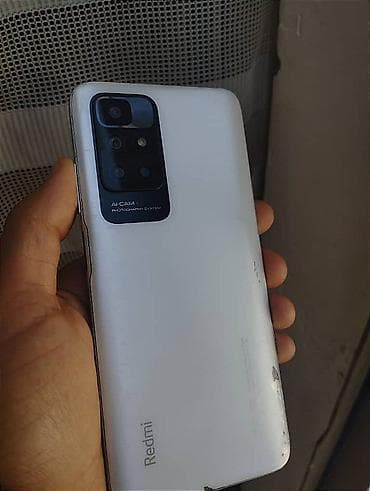 iphone tel: Redmi, Redmi 10, Б/у, 128 ГБ, цвет - Белый, 1 SIM, 2 SIM — 2