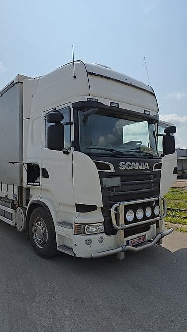 mersedes e class: Тягач, Scania, 2013 г., Тентованный — 1
