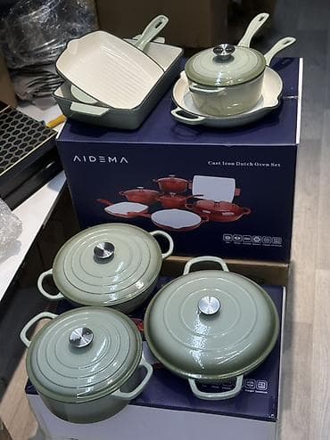 продам посуду: Супер акция набор чугунной посуды AIDEMA🔥🔥🔥🔥🔥🔥🔥🔥 Бесплатная доставка 🚚 — 7