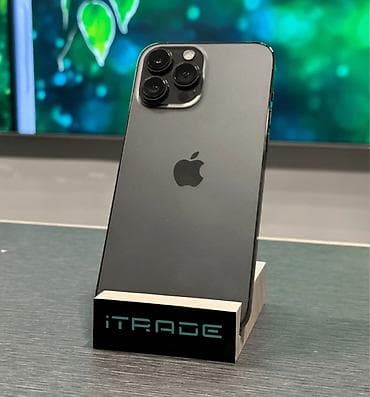 IPhone 13 Pro Max, Б/у, 1 ТБ, Графит, Наушники, Зарядное устройство, Защитное стекло, 85 %