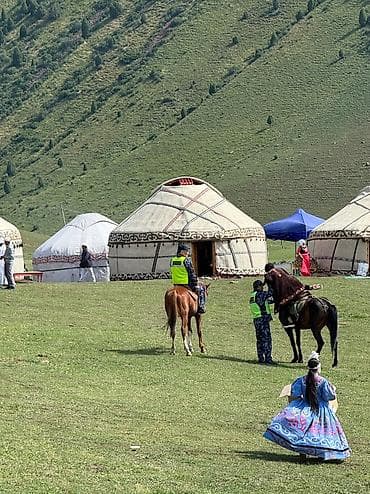 деревянные бани: Аренда юрты, Каркас Деревянный, 85 баш, Казан, Посуда, С полом — 6