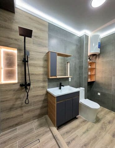 рядом с аламединским рынком: 1 комната, 38 м², Элитка, 3 этаж, Дизайнерский ремонт — 2