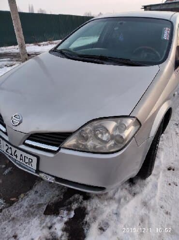 бишкек арзан машина: Nissan Primera: 2002 г., 1.8 л, Механика, Бензин, Хэтчбэк — 4