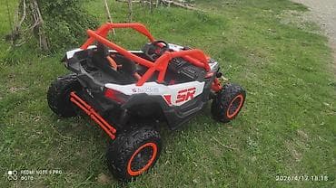 зимний камуфляж: Детский электрокар, Б/у — 3