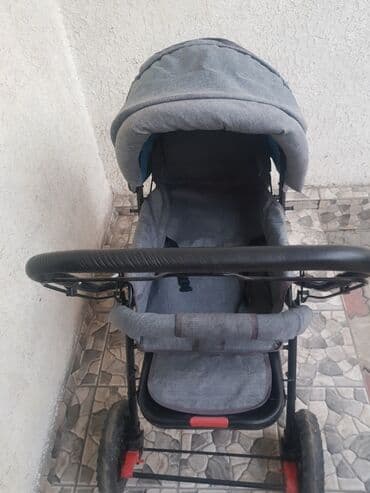 автокресло коляска бу: Коляска, цвет - Серебристый, Б/у — 4