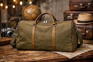 чемодан для одежды: Дорожная сумка, Материал: Канвас, Унисекс — 1