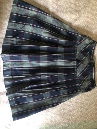 школьная блузка: Школьная форма, цвет - Синий, Б/у — 4