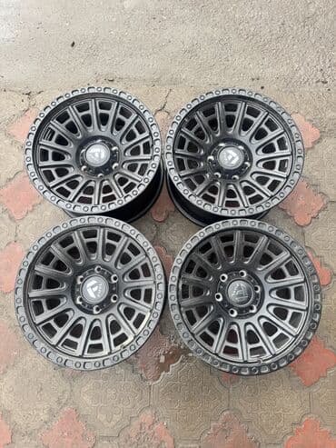 титан на нексия: Диски R 18 Комплект, отверстий - 6, Б/у — 2