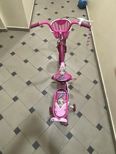 format velosiped: Детский велосипед, 2-колесный, 4 - 6 лет, Для девочки, Б/у — 4