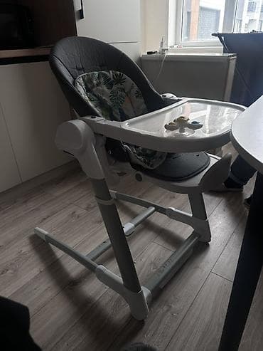 mamaroo 3 0: Стульчик для кормления, Б/у, Другой бренд, Трансформер, цвет - Серый — 2