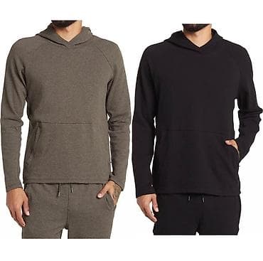 90 DEGREE BY REFLEX. Толстовка с капюшоном из фактурного трикотажа.Вы