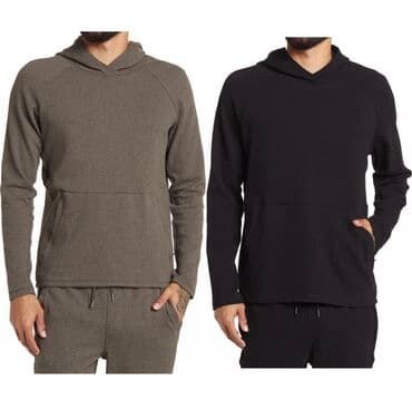 Толстовки: 90 DEGREE BY REFLEX. Толстовка с капюшоном из фактурного трикотажа.Вы — 1