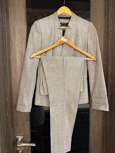 Толстовки, худи: Брючный костюм, Прямые, Пиджак, Турция, Хлопок, Осень-весна — 2